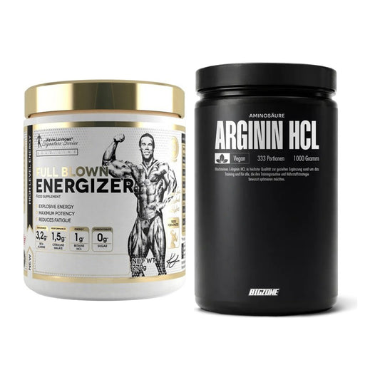 Trainings-Set: Kevin Levrone Full Blown Energizer + Big Zone L-Arginin – alle enthaltenen Artikel