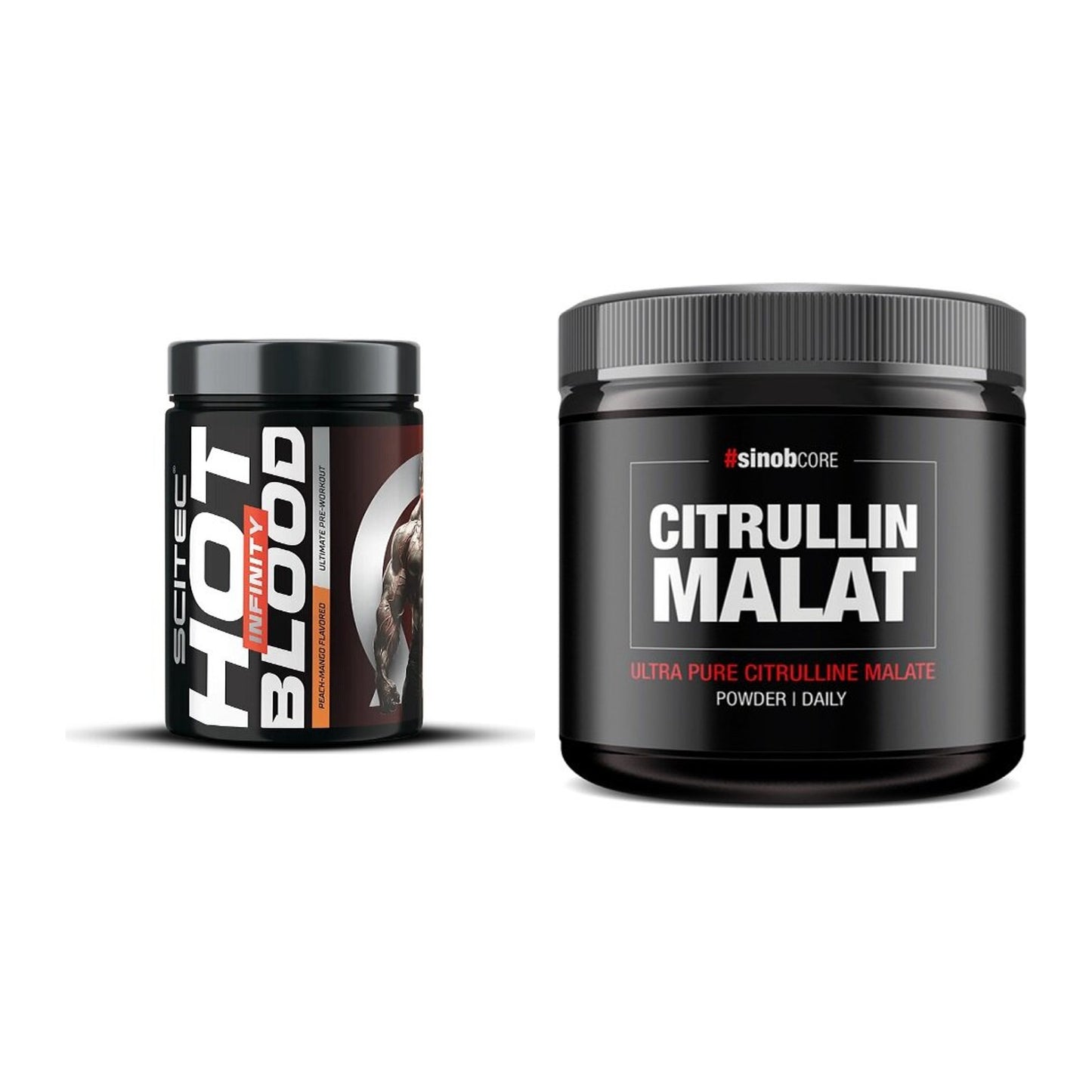 Trainings-Set: Scitec Hot Blood INFINITY + Sinob Core L-Citrullin – alle enthaltenen Artikel