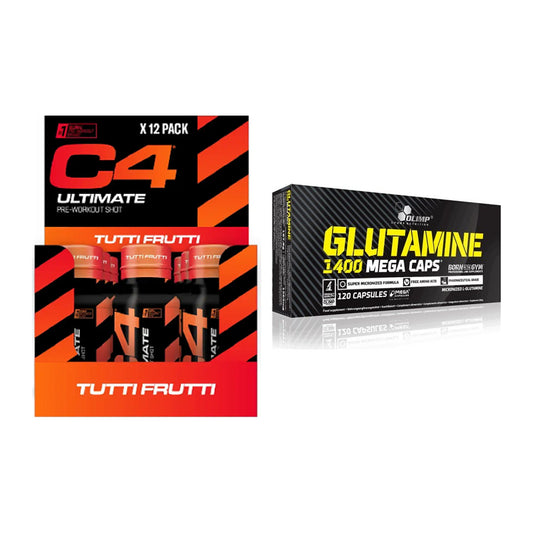 Trainings-Set: Cellucor C4 Ultimate + Olimp L-Glutamine Mega – alle enthaltenen Artikel