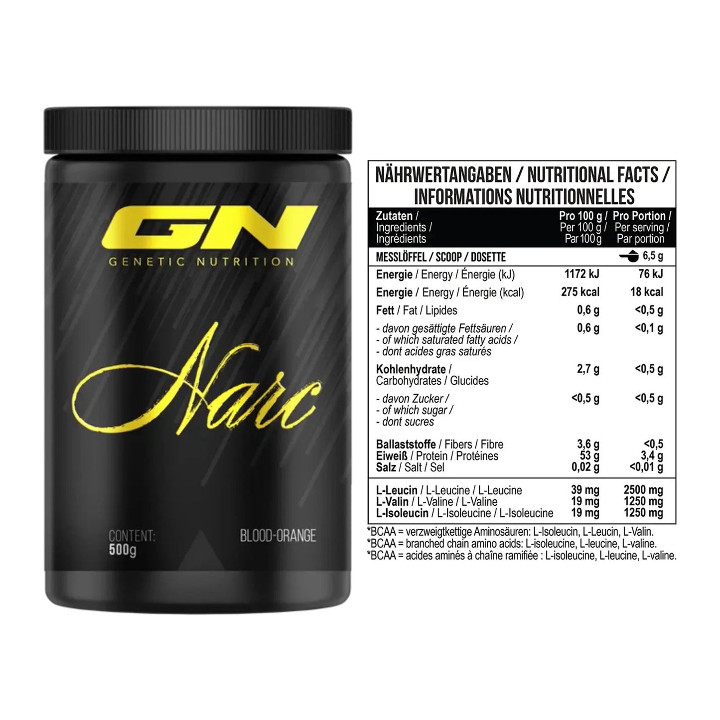 Trainings-Set: GN Narc + MST BCAA Zero – alle enthaltenen Artikel