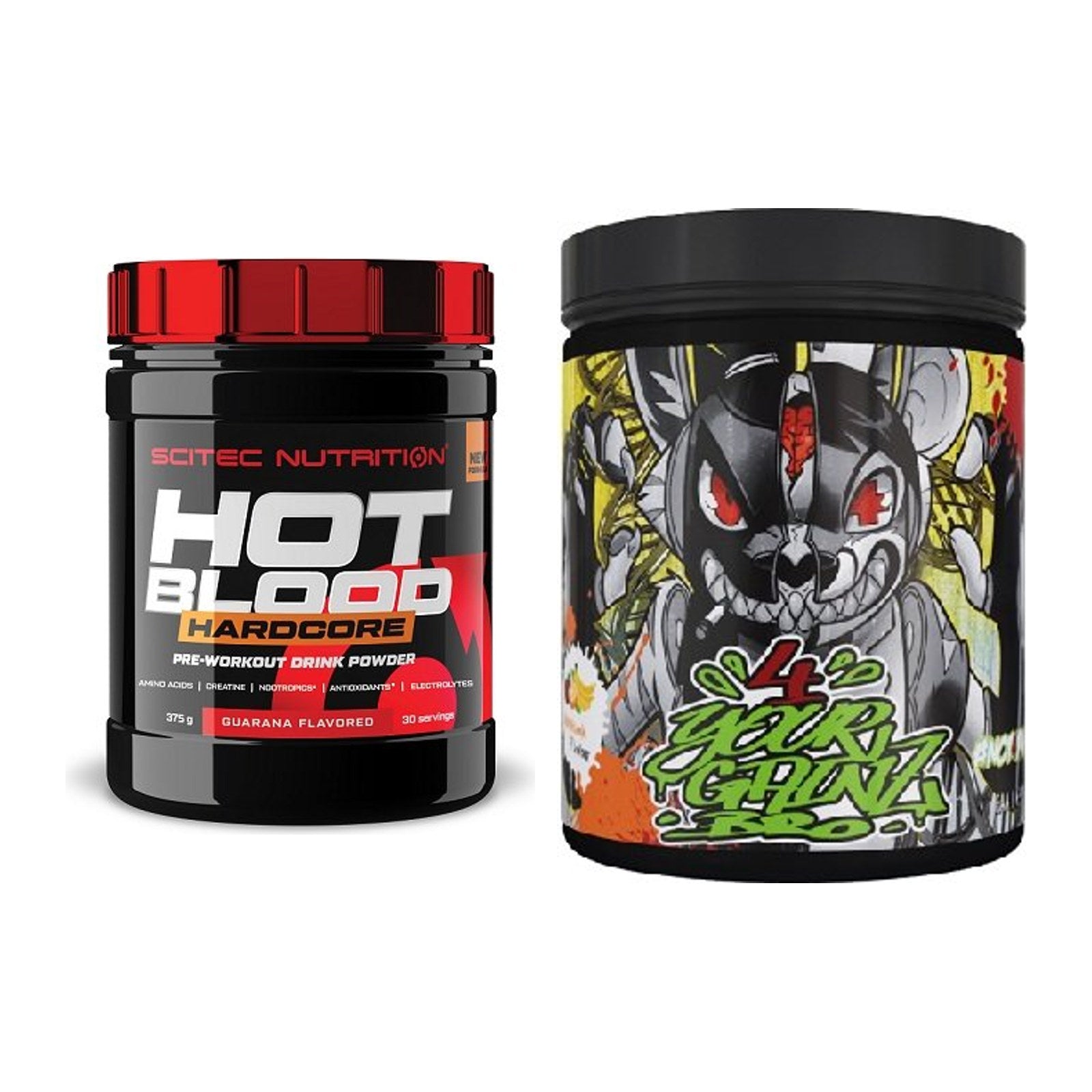 Trainings-Set: Scitec Hot Blood Hardcore + BPS-Pharma EAA´s 4Your – alle enthaltenen Artikel