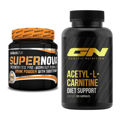 Trainings-Set: BioTech Supernova + GN Acetyl L-Carnitin – alle enthaltenen Artikel
