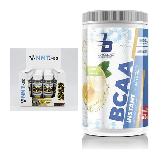 Set di allenamento: NNT Extreme Black Edition + Blackline Supplements BCAA - tutti gli articoli inclusi