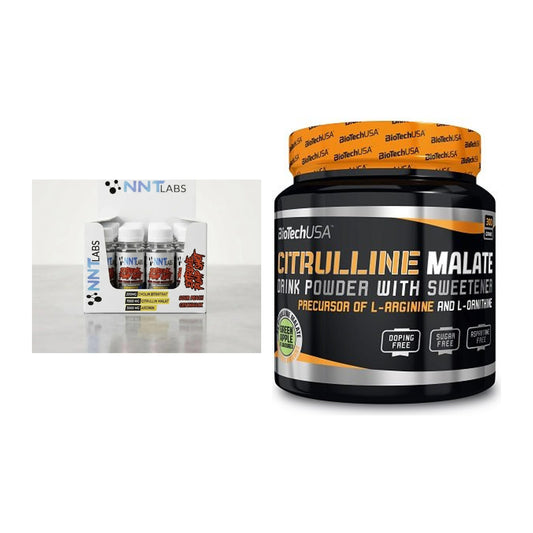 Trainings-Set: NNT Extreme Pump Shot + BioTech Citrulline Malate – alle enthaltenen Artikel