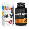 Trainings-Set: Rich Piana 5% Nutrition + BioTech AAKG 1000mg 100 – alle enthaltenen Artikel