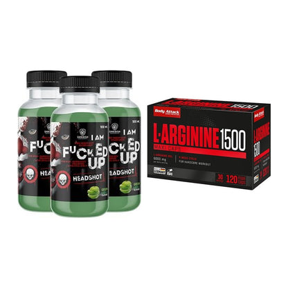 Trainings-Set: Swedish Supplements Fucked + Body Attack L-Arginin 1500 – alle enthaltenen Artikel
