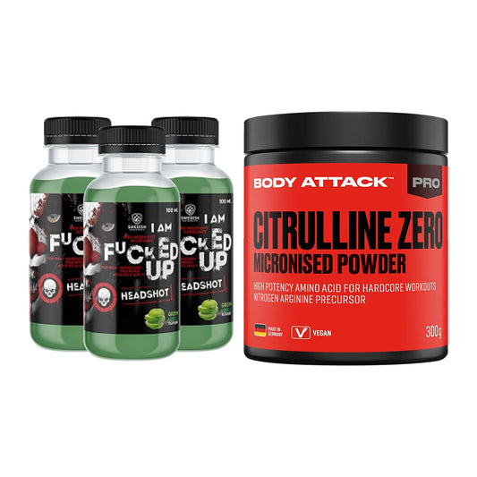Trainings-Set: Swedish Supplements Fucked + Body Attack 100 % – alle enthaltenen Artikel