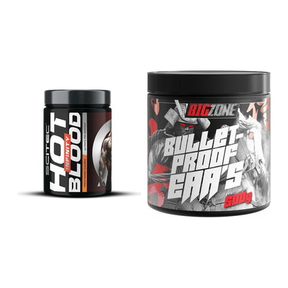 Trainings-Set: Scitec Hot Blood INFINITY + Big Zone Bulletproof EAA's – alle enthaltenen Artikel