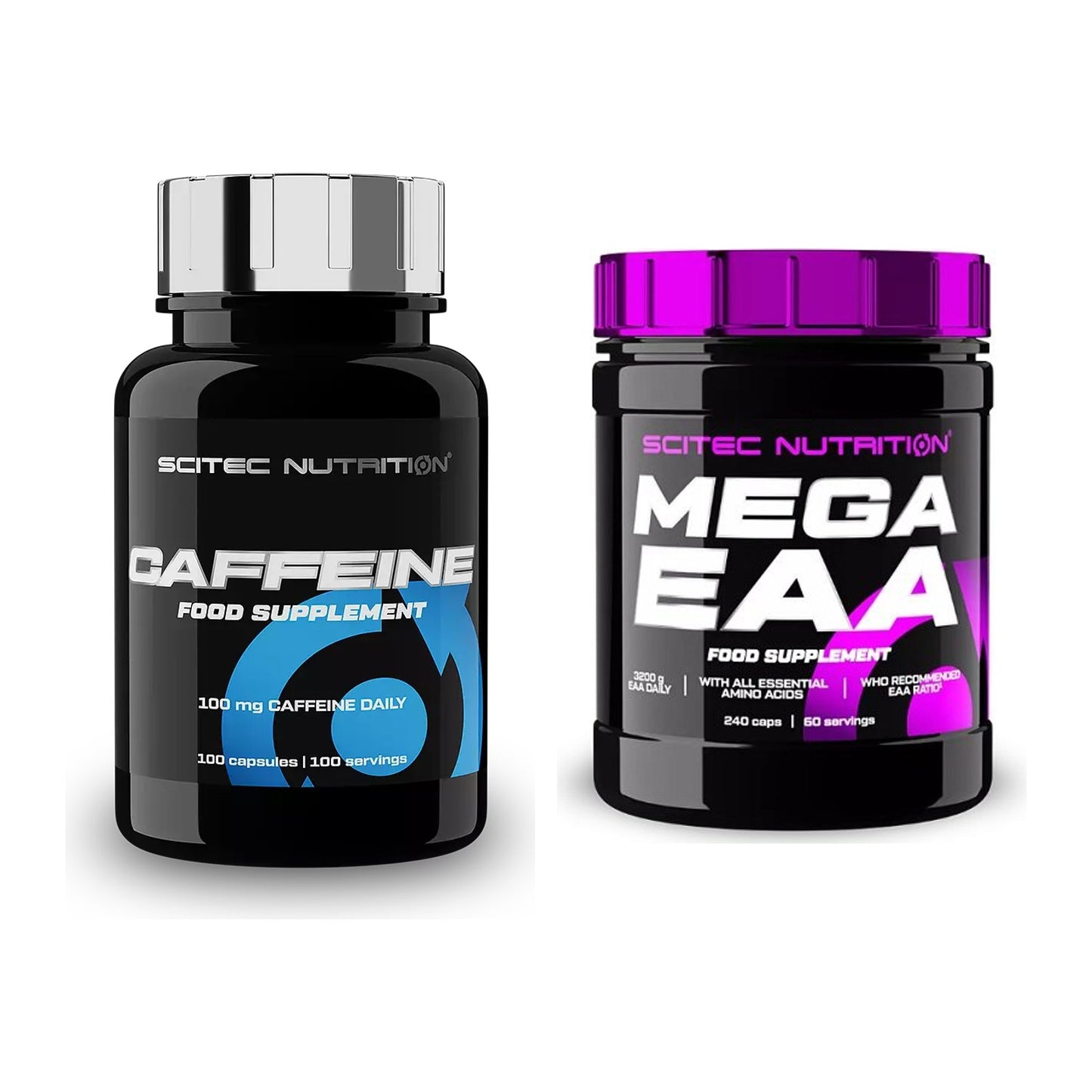 Trainings-Set: Scitec Caffeine + Scitec Mega EAA – alle enthaltenen Artikel