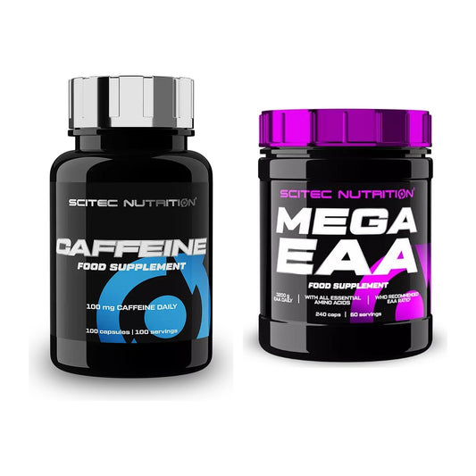 Trainings-Set: Scitec Caffeine + Scitec Mega EAA – alle enthaltenen Artikel