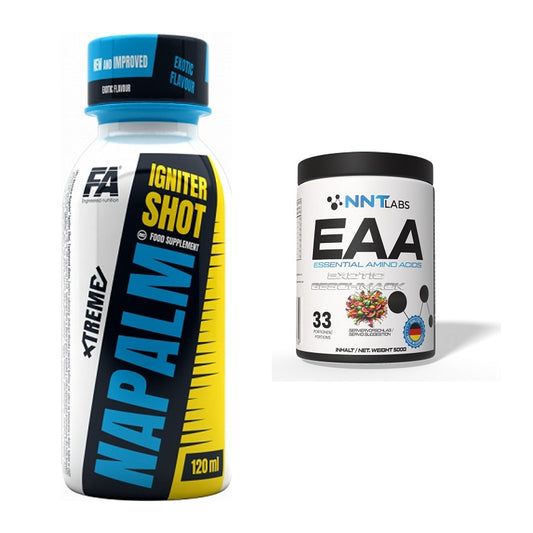 Trainings-Set: FA Nutrition Xtreme Napalm Igniter + NNT EAA – alle enthaltenen Artikel