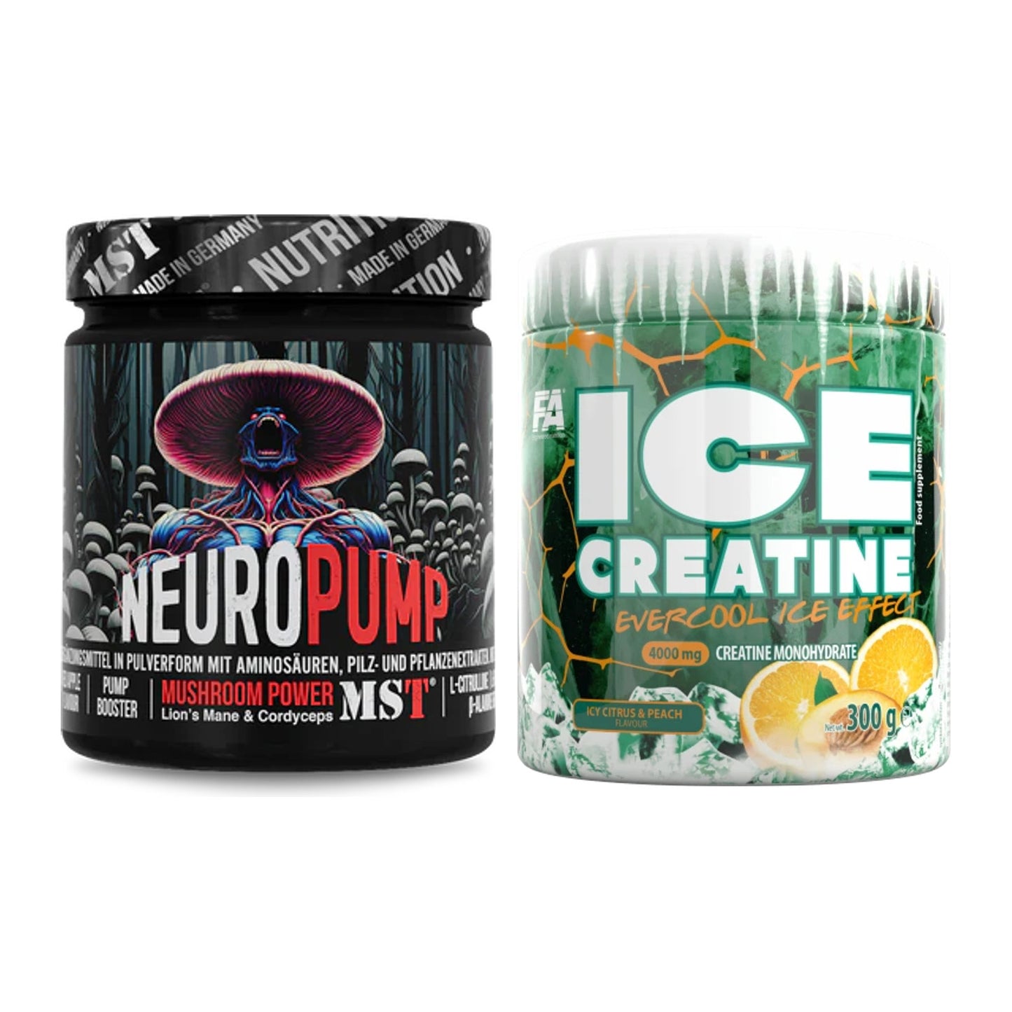 Trainings-Set: MST NeuroPump + FA Nutrition ICE Creatine – alle enthaltenen Artikel