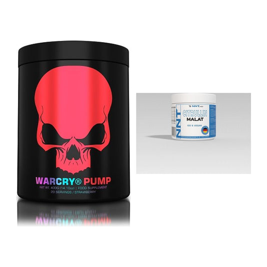 Trainings-Set: Genius Nutrition Warcry PUMP + NNT Citrullin – alle enthaltenen Artikel