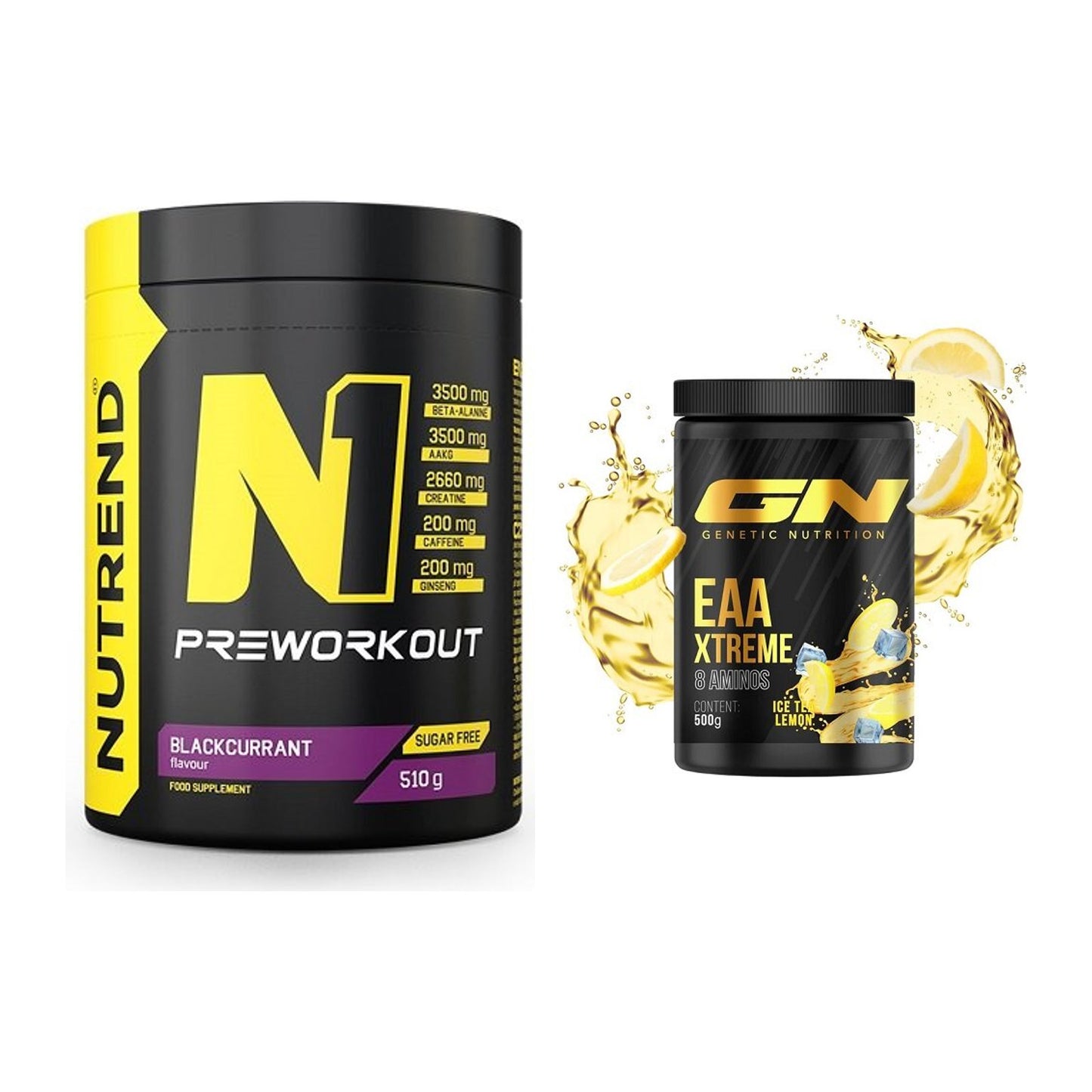 Trainings-Set: Nutrend N1 Preworkout + GN EAA Xtreme – alle enthaltenen Artikel
