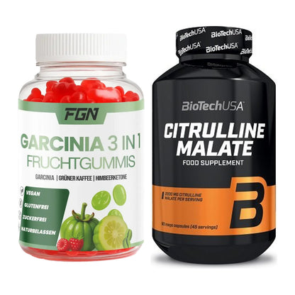 Trainings-Set: FGN Garcinia 60 + BioTech Citrulline Malate – alle enthaltenen Artikel