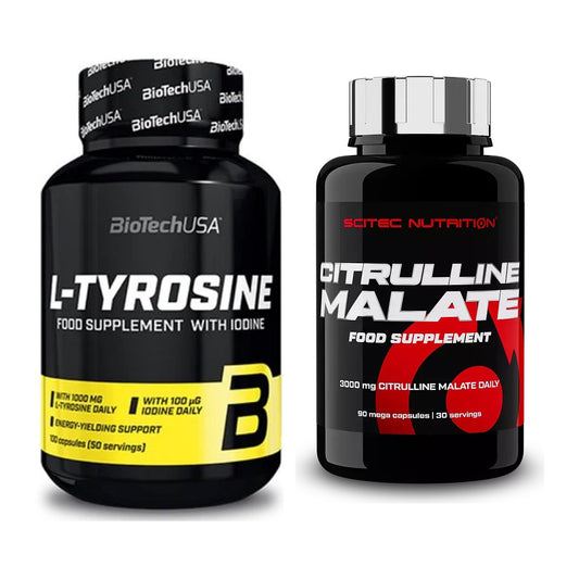 Trainings-Set: BioTech Tyrosine + Scitec Citrulline Malate – alle enthaltenen Artikel