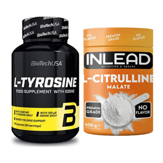 Trainings-Set: BioTech Tyrosine + INLEAD L-Citrullin Malat 2:1 – alle enthaltenen Artikel
