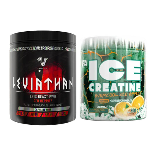 Treningssett: Viking Power Leviathan + FA Nutrition ICE Creatine - alle varer inkludert