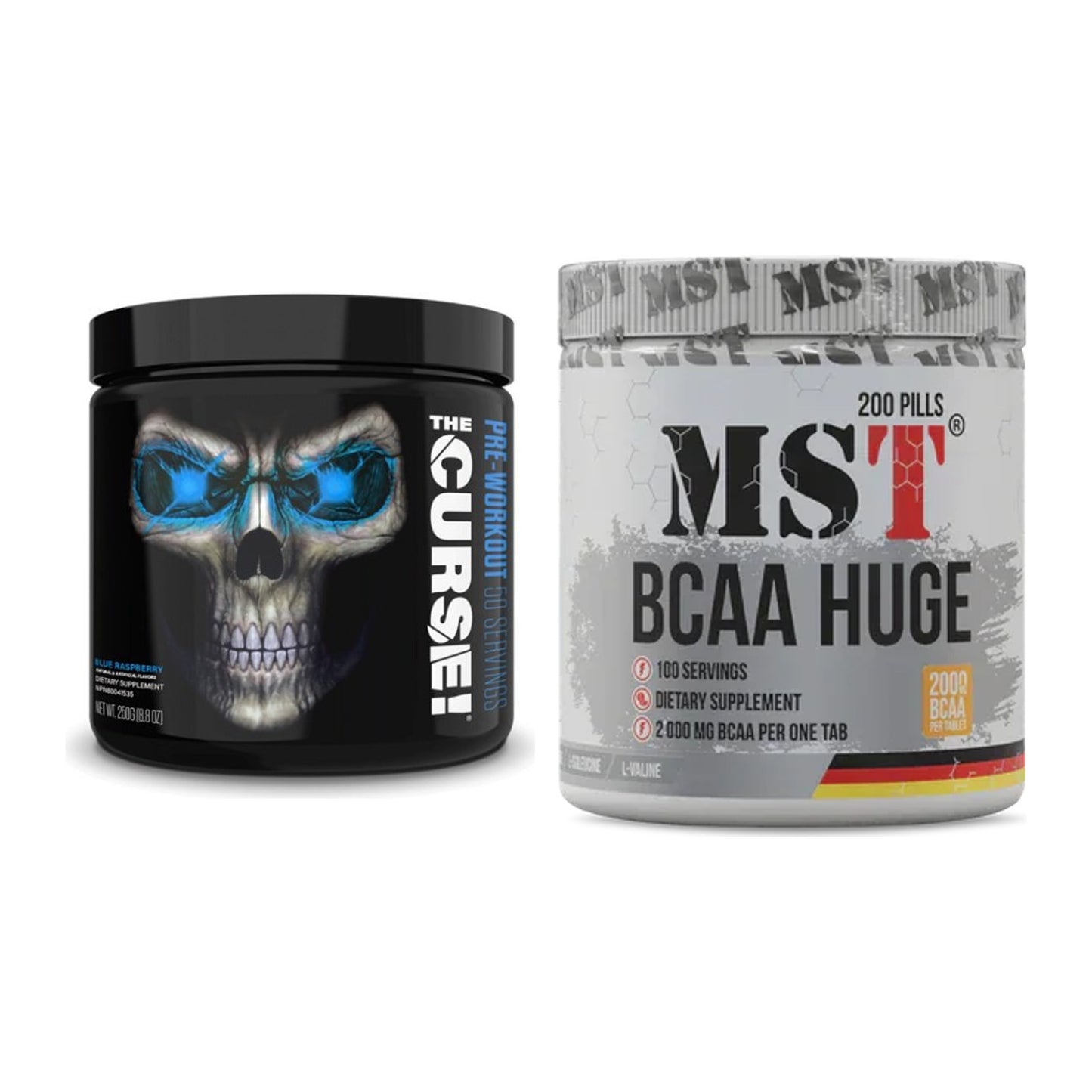 Trainings-Set: JNX Sports The Curse! + MST BCAA Huge 200 Tabl./ – alle enthaltenen Artikel