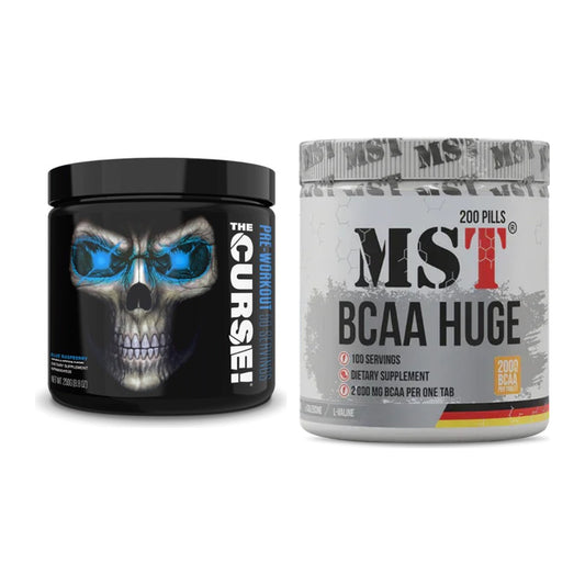Trainings-Set: JNX Sports The Curse! + MST BCAA Huge 200 Tabl./ – alle enthaltenen Artikel