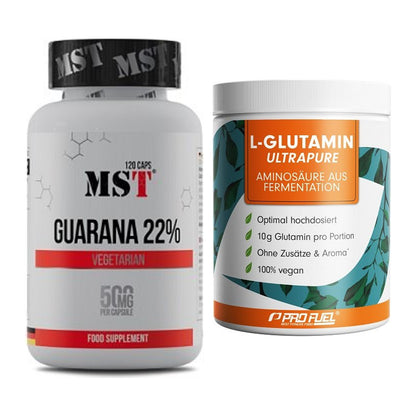 Trainings-Set: MST Guarana 22% + ProFuel Glutamin Ultrapure – alle enthaltenen Artikel
