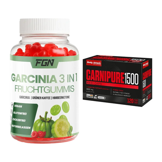 Tréninková sada: FGN Garcinia 60 + Body Attack Carnipure 1500 - všechny položky v ceně
