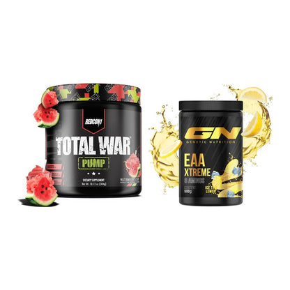 Trainings-Set: Redcon1 Total War PUMP + GN EAA Xtreme – alle enthaltenen Artikel