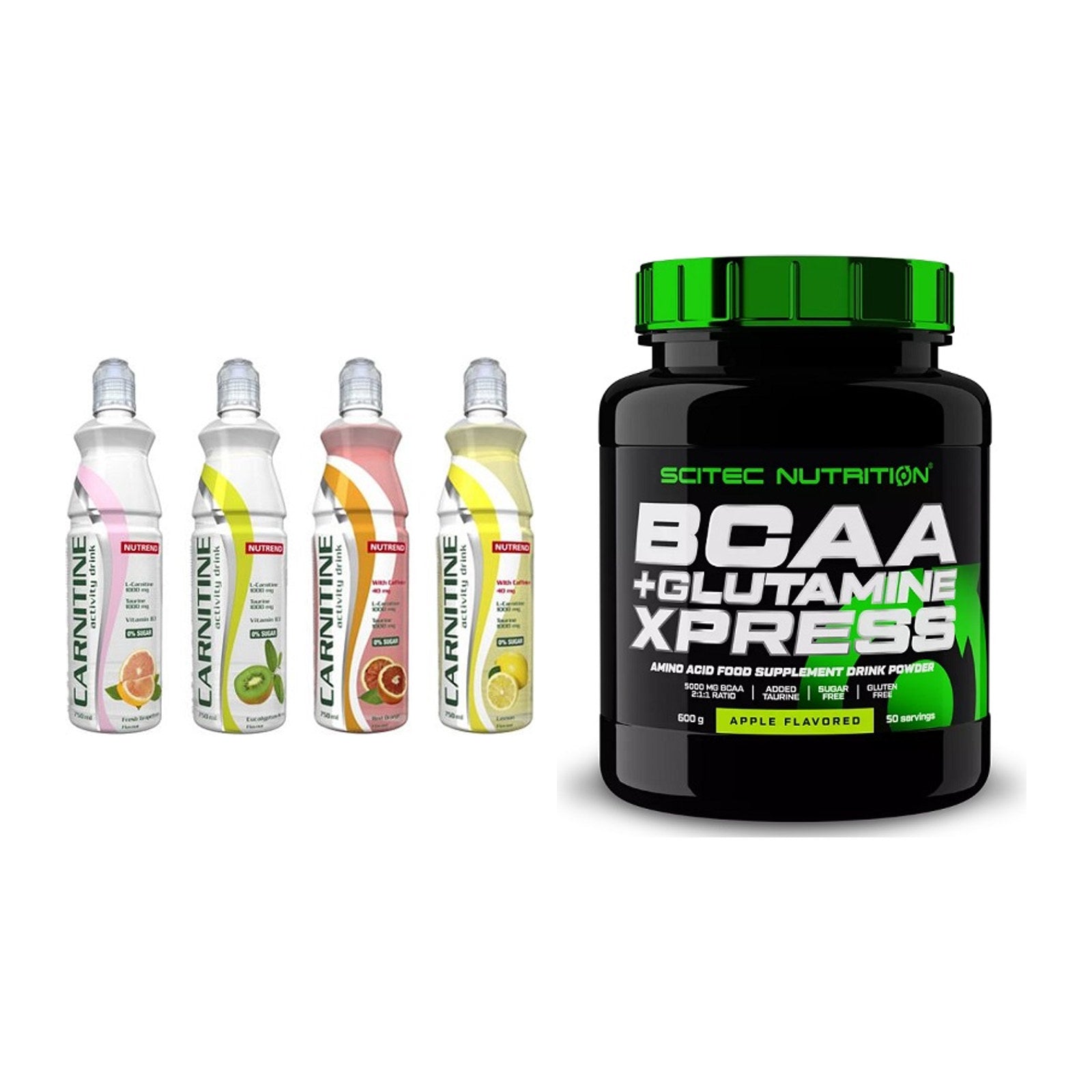 Trainings-Set: Nutrend Activity + Scitec BCAA+ Glutamine – alle enthaltenen Artikel