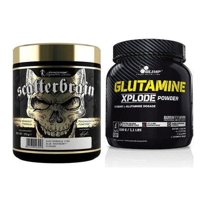 Trainings-Set: Kevin Levrone Scatterbrain + Olimp L-Glutamine Xplode – alle enthaltenen Artikel