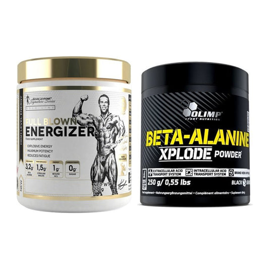 Training Set: Kevin Levrone Full Blown + Olimp Beta-Alanine Xplode - all items included