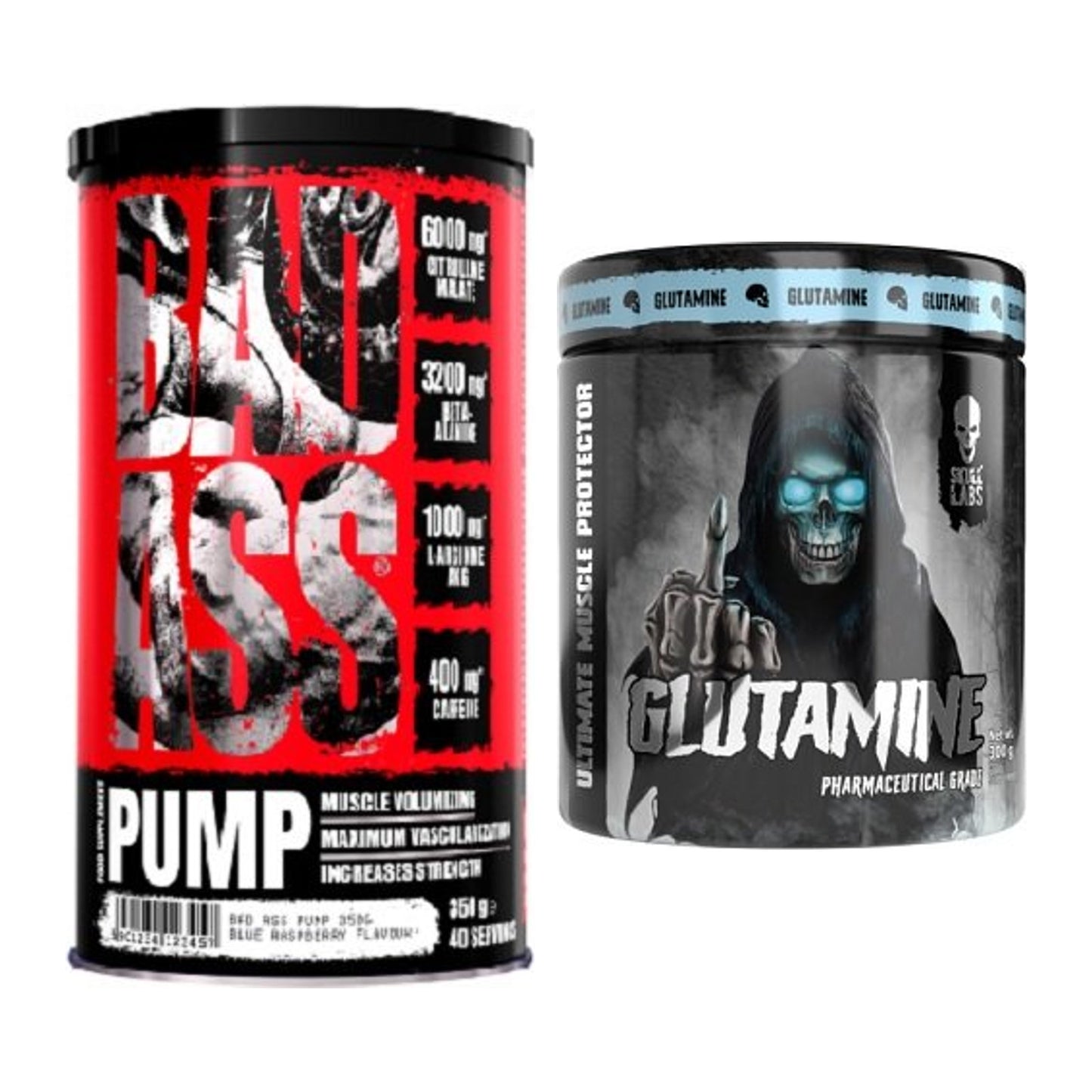 Trainings-Set: BAD ASS Pump + Skull Labs Glutamine – alle enthaltenen Artikel