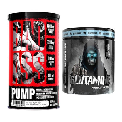 Trainings-Set: BAD ASS Pump + Skull Labs Glutamine – alle enthaltenen Artikel