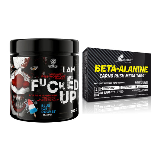 Trainings-Set: Swedish Supplements Fucked + Olimp Beta-Alanin Carno – alle enthaltenen Artikel