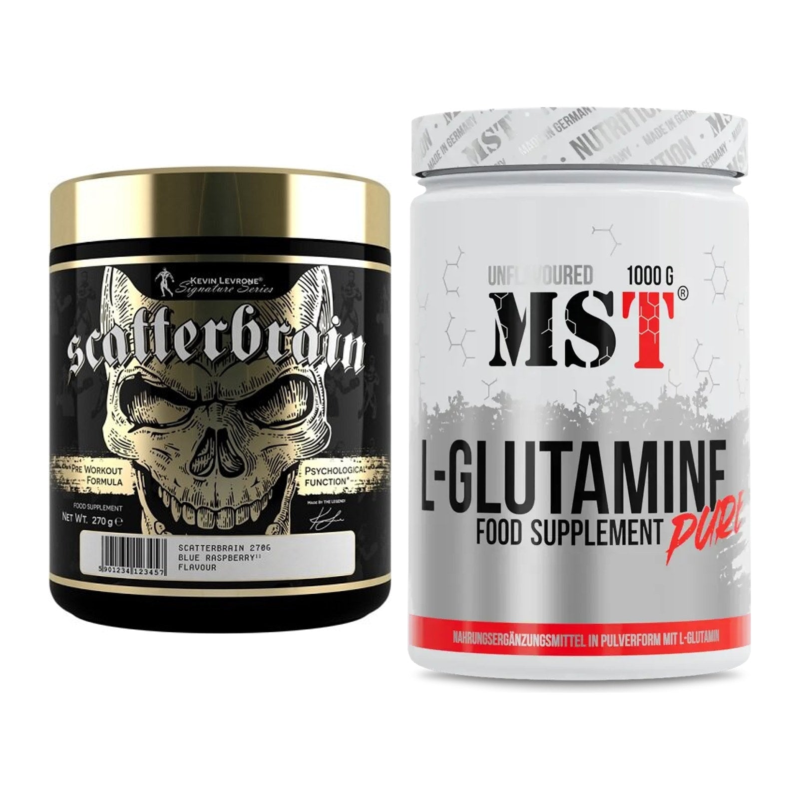 Trainings-Set: Kevin Levrone Scatterbrain + MST Glutamine – alle enthaltenen Artikel