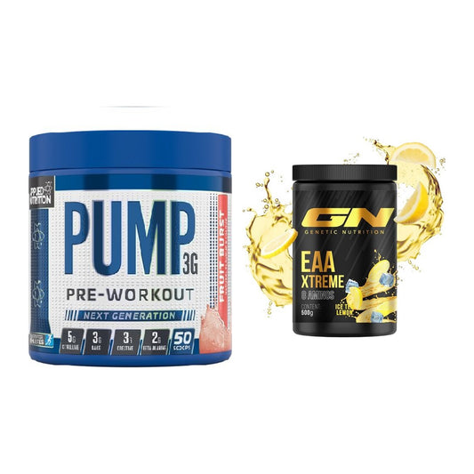 Trainings-Set: Applied Nutrition Pump + GN EAA Xtreme – alle enthaltenen Artikel