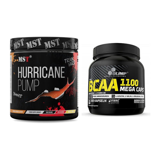 Trainings-Set: MST Hurricane Pump + Olimp BCAA Mega Caps – alle enthaltenen Artikel