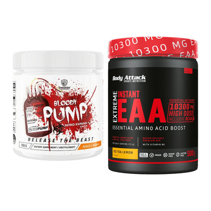 Trainings-Set: Swedish Supplements Bloody + Body Attack Extreme – alle enthaltenen Artikel