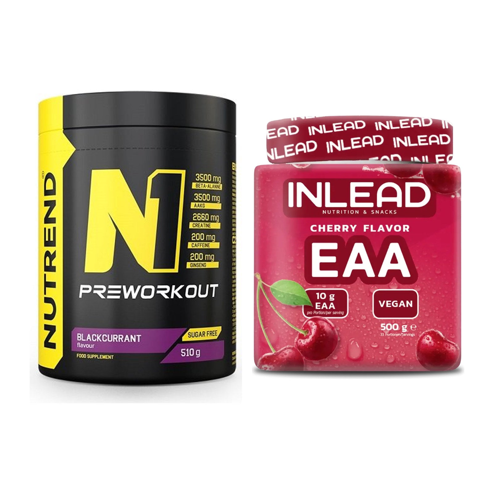 Trainings-Set: Nutrend N1 Preworkout + INLEAD EAA – alle enthaltenen Artikel