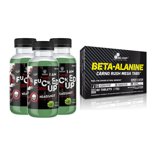 Trainings-Set: Swedish Supplements Fucked + Olimp Beta-Alanin Carno – alle enthaltenen Artikel