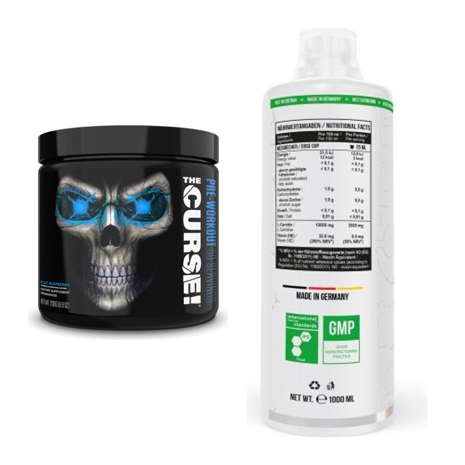 Trainings-Set: JNX Sports The Curse! + MST L-Carnitine 100.000 – alle enthaltenen Artikel