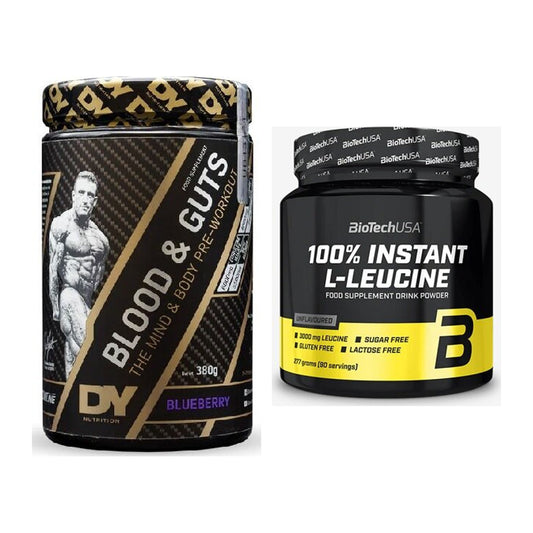 Trainings-Set: DY Nutrition Blood&Guts + BioTech 100% Instant – alle enthaltenen Artikel