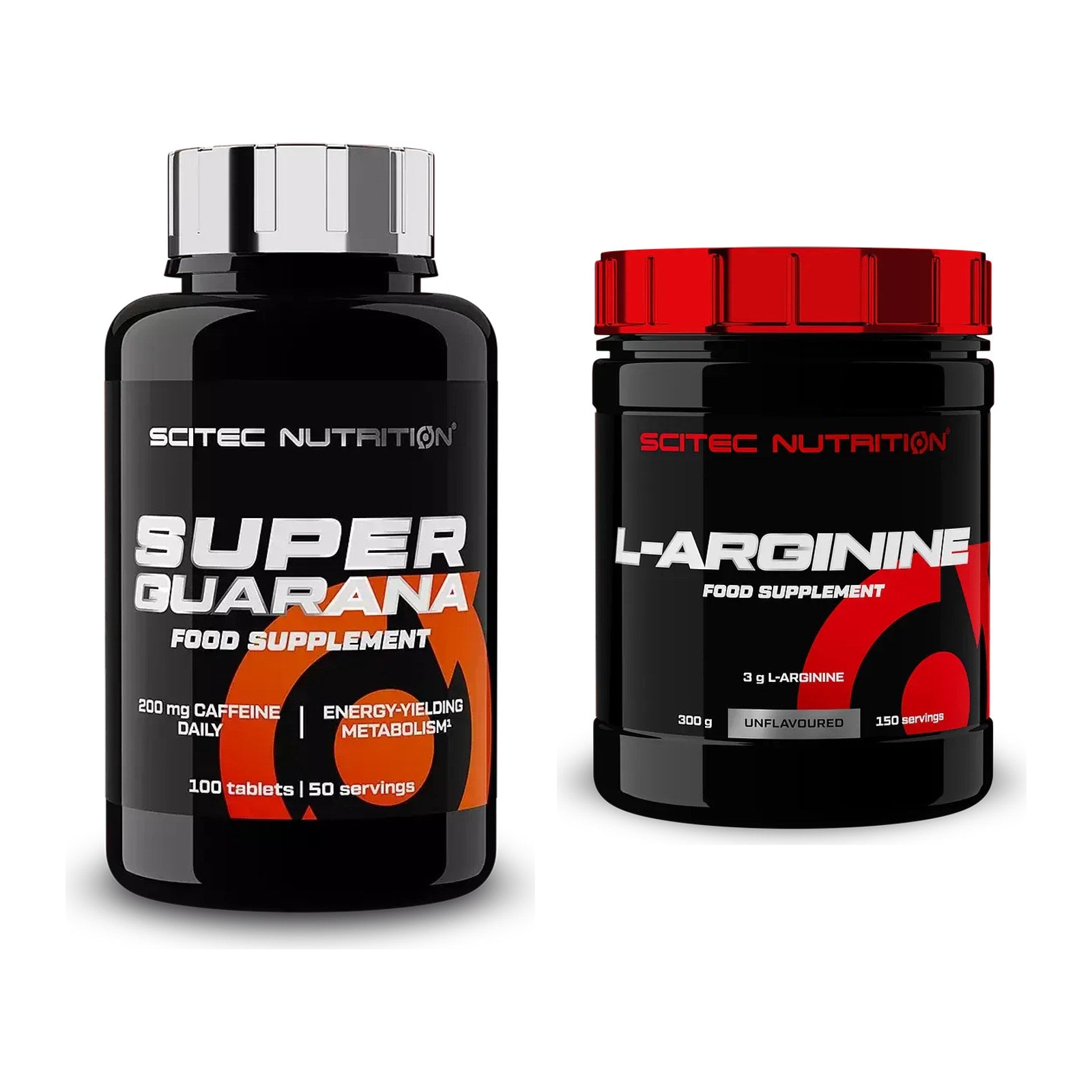 Trainings-Set: Scitec Super Guarana 100 Tabl. + Scitec Arginin – alle enthaltenen Artikel