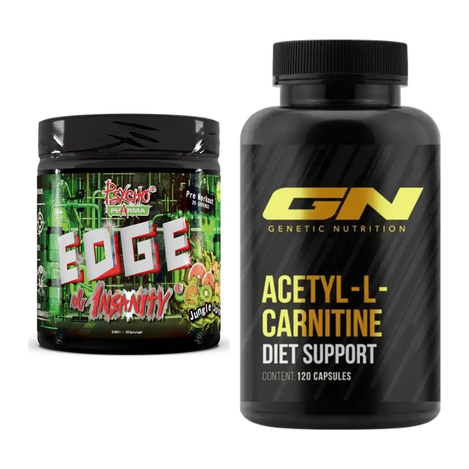 Trainings-Set: Psycho Pharma Edge of Insanity + GN Acetyl L-Carnitin – alle enthaltenen Artikel