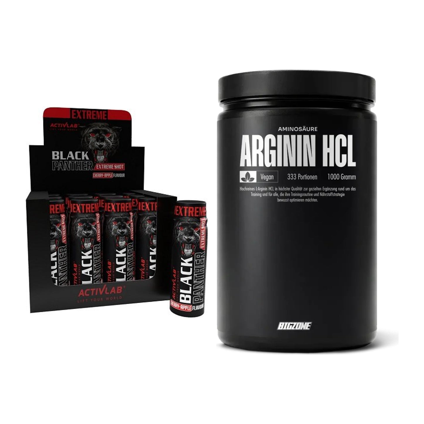 Trainings-Set: Activlab Black Panther Extreme + Big Zone L-Arginin – alle enthaltenen Artikel