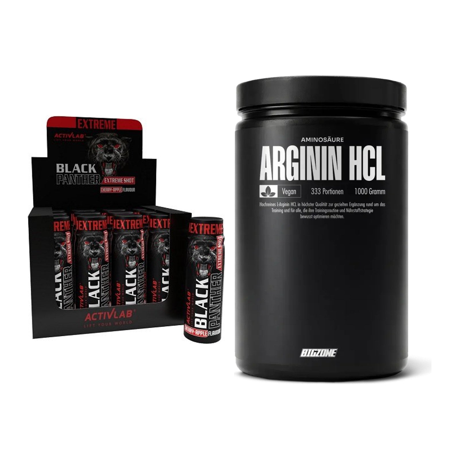 Trainings-Set: Activlab Black Panther Extreme + Big Zone L-Arginin – alle enthaltenen Artikel
