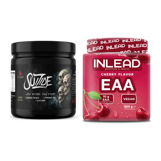 Trainings-Set: #GYMJUICE SUIZIDE Booster + INLEAD EAA – alle enthaltenen Artikel