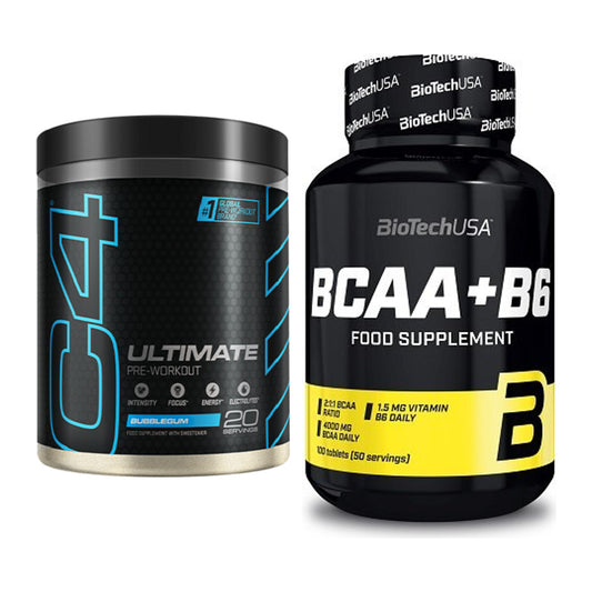 Trainings-Set: Cellucor C4 ULTIMATE 20 + BioTech BCAA+B6 100 Tabl – alle enthaltenen Artikel