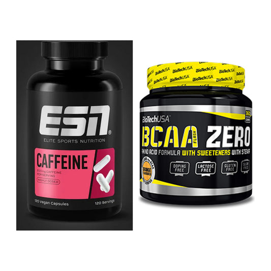 Trainings-Set: ESN Caffeine Caps + BioTech BCAA Zero – alle enthaltenen Artikel