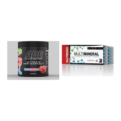 Trainings-Set: Applied Nutrition A.B.E + Nutrend Multimineral – alle enthaltenen Artikel