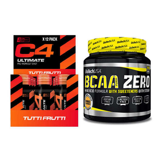 Trainings-Set: Cellucor C4 Ultimate Pre-Workout + BioTech BCAA Zero – alle enthaltenen Artikel